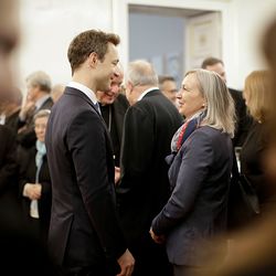 Am 4. Dezember 2018 empfingen Bundeskanzler Sebastian Kurz und Bundesminister Gernot Bl?mel (l.) Vertreter christlicher Religionen im Bundeskanzleramt.