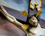 Kreuzigung Jesus Christus. Symbolfoto für Ostern.