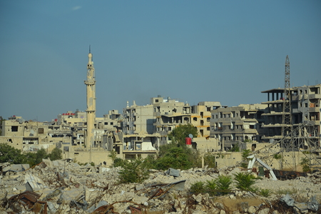 Ost-Ghouta bei Damaskus wurde im Frühjahr 2018 von den syrischen Regierungstruppen zurückerobert. 