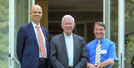 Christian Lagger, Erzbischof Franz Lackner und Clemens Sedmak 