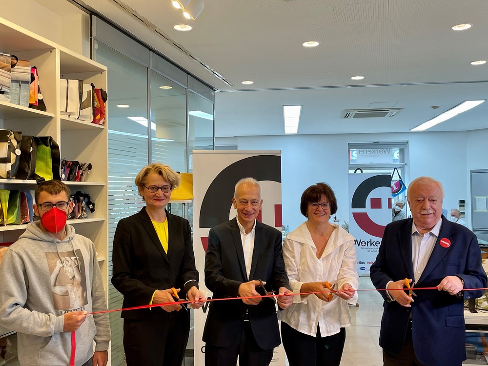 Michael Landau und Michael Häupl eröffneten die 'Wörkerei' / Schönwälder/Kathpress