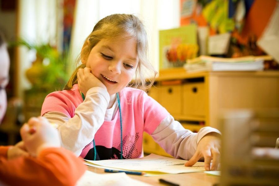 Kindergartenkind in einem Wiener Pfarrkindergarten / St. Nikolaus-Stiftung der Erzdiözese Wien