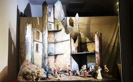 'Schuttkrippe' in der Kirche Schönbrunn-Vorpark