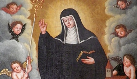 Altarbild der heiligen Erentrudis