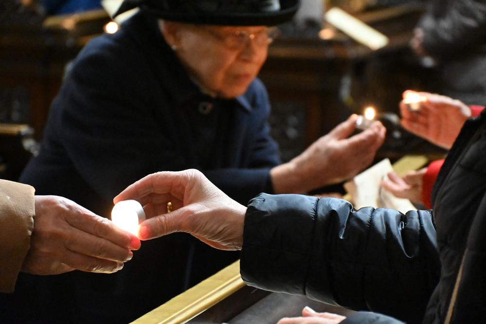 Gedenken zum ersten Jahrestag seit Kriegsausbruch in der Ukraine / Kathpress / Henning Klingen Gedenken zum ersten Jahrestag seit Kriegsausbruch in der Ukraine