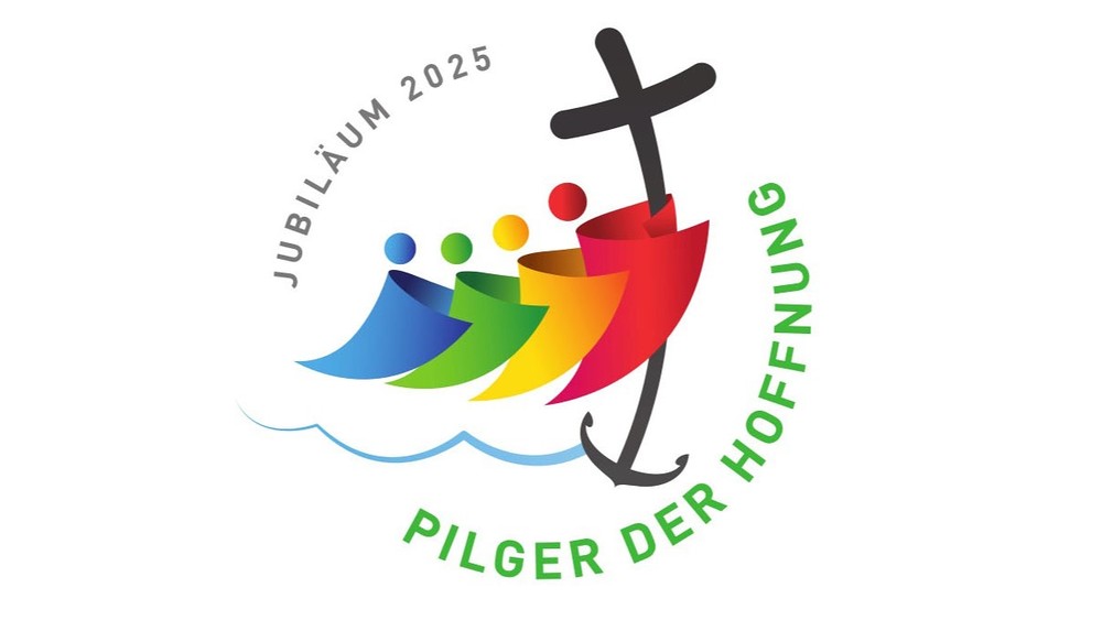 Logo Heiliges Jahr 2025 / www.iubilaeum2025.va Kalender für die Feiern zum Heiligen Jahr 2025 in Rom