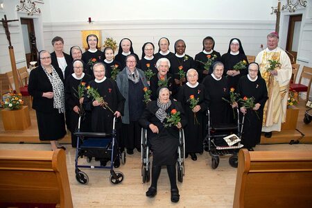 Professfeier: Zwei Neue und 1000 Jahre Ordenszugehörigkeit