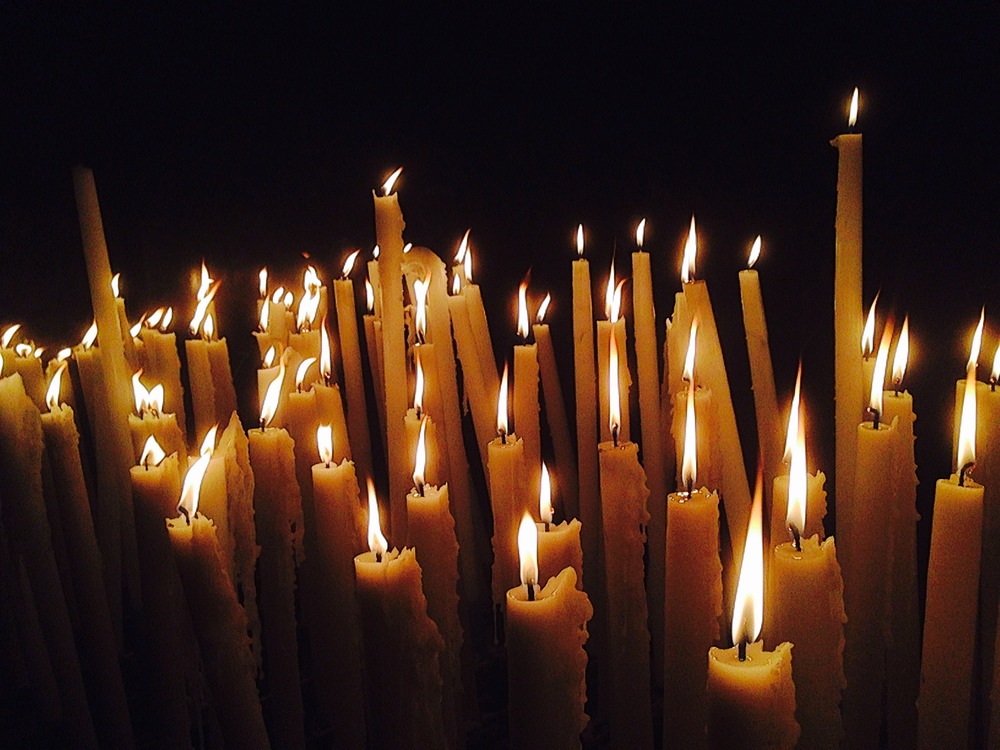 Kerzen in Lourdes