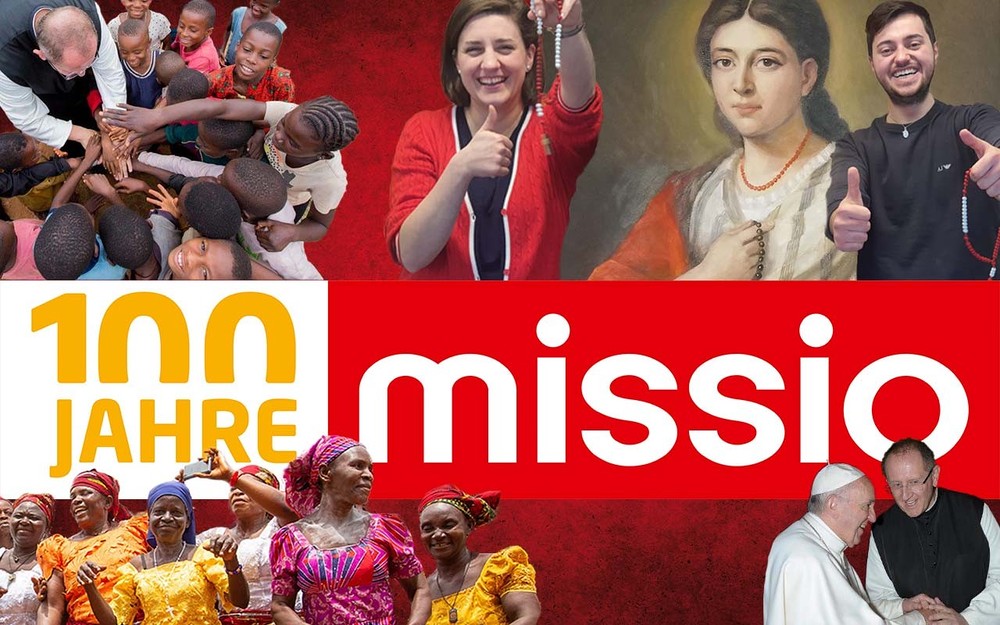 Collage zum Jubiläum '100 Jahre Missio'