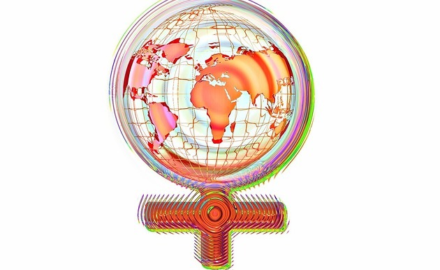 Weiblicher Globus / geralt/pixabay.com