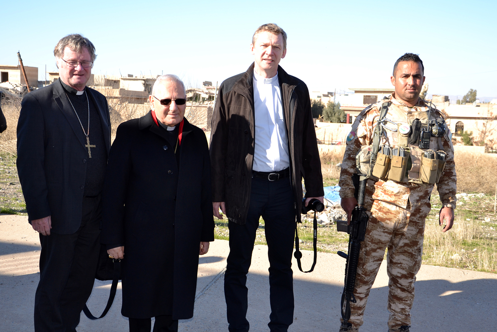 Bischof Manfred Scheuer und Slawomir Dadas zu Besuch im Irak mit Patriarch Sako / Georg Pulling / Kathpress