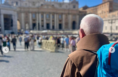 Salzburger Erzbischof Lackner pilgert zu Fuß nach Rom / Instagram Erzbischof Lackner Salzburger Erzbischof Lackner pilgert zu Fuß nach Rom