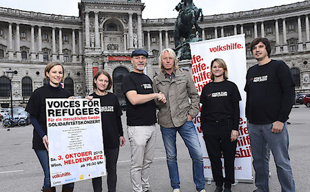 Johannes Zinner BILD zu OTS - Volkshilfe-Direktor Erich Fenninger und Nova Music Gesch