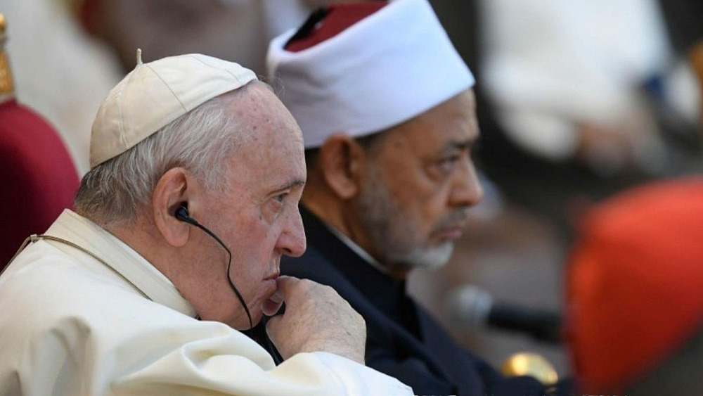 Papst Franziskus und Großimam al-Tayyeb / Vatican Media
