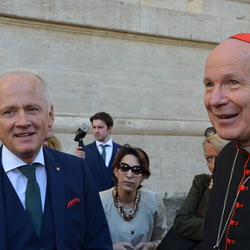 Der SK Rapid zum Besuch beim Papst