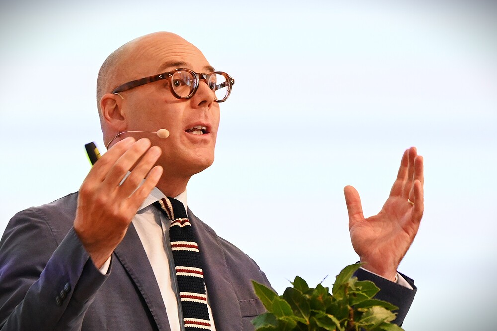 Prof. Michael Zichy / Kathpress Philosoph, Universität Bonn, bei einem Vortrag am 8. August 2026 bei den 'Salzburger Hochschulwochen'