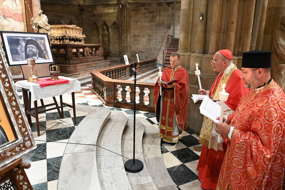 Stephansdom: 'Byzantinischer Abschied' von Altabt Prohazka / kathbild.at / Franz Josef Rupprecht Stephansdom: 'Byzantinischer Abschied' von Altabt Prohazka