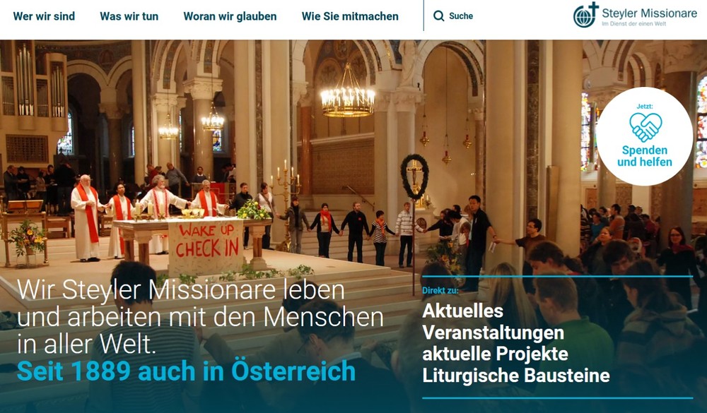 Website der Steyler Missionare