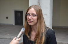 Interview mit der KJ-Vorsitzenden beim Festakt im Wiener Erzbischöflichen Palais