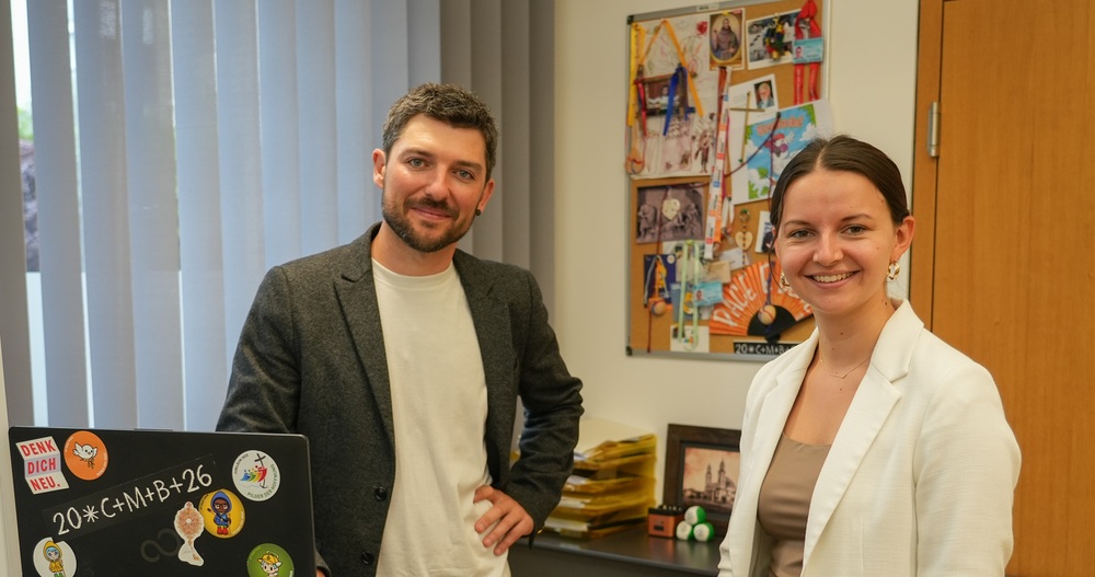 Lucia Feuerbach und Roman Sillaber