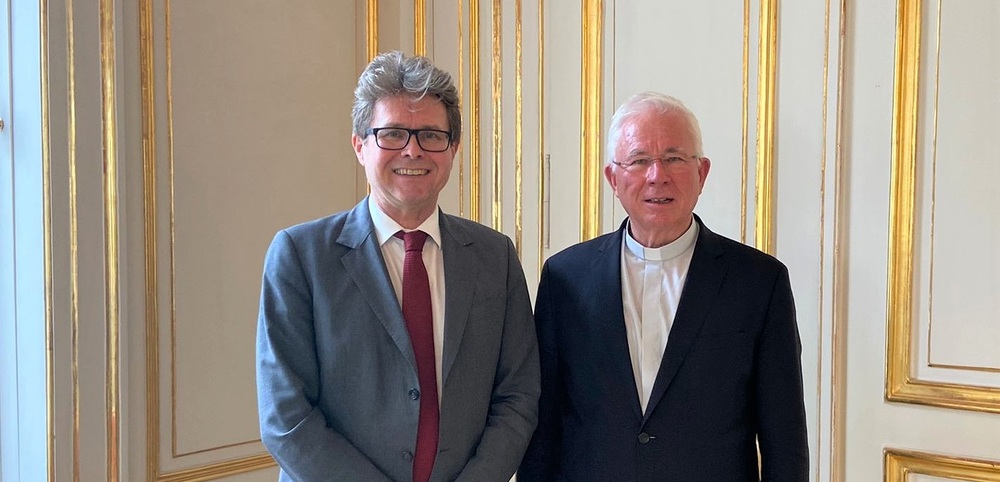 Bundesminister Martin Polaschek und Erzbischof Franz Lackner / Bundesministerium für Bildung, Wissenschaft und Forschung