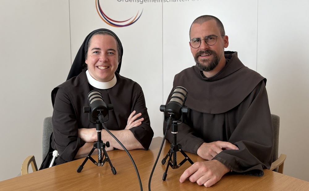 Franziskaner Br. Karl Schnepps und Elisabethine Sr. Helena / ÖOK/elisabeth mayr-wimmer Neuer Franziskanischer Berufungsweg soll Orientierung schenken