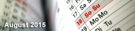 Kalenderblatt - August
