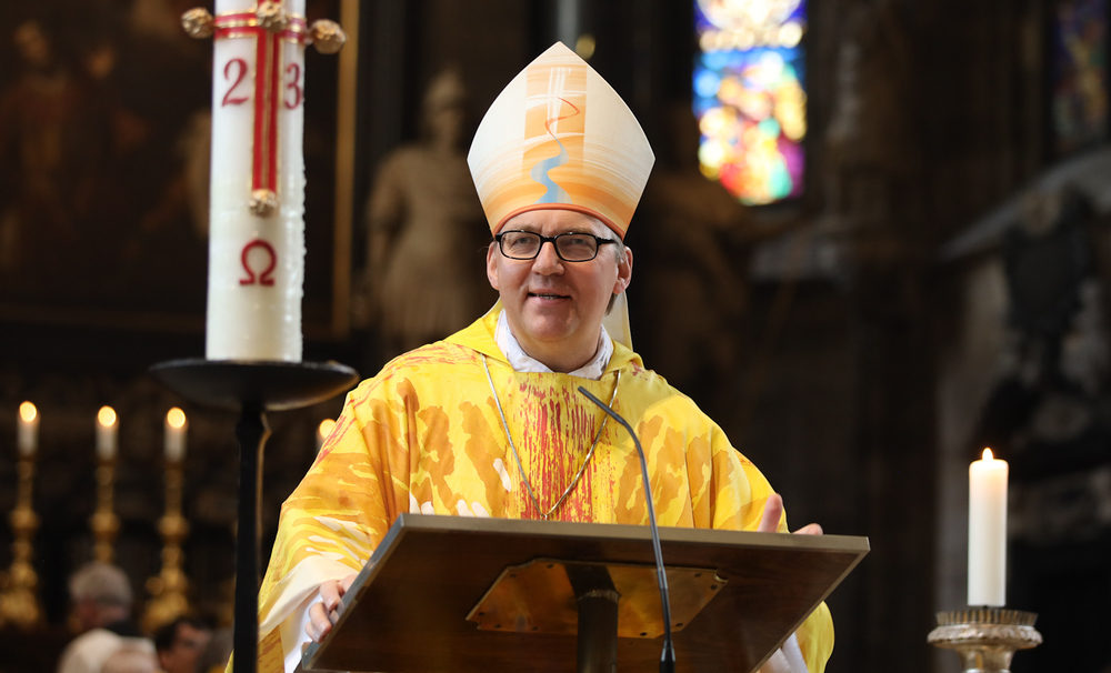 Bischof Hermann Glettler / Erzdiözese Wien/Schönlaub Bischof Glettler gegen 'populistische Abschiebedebatten'