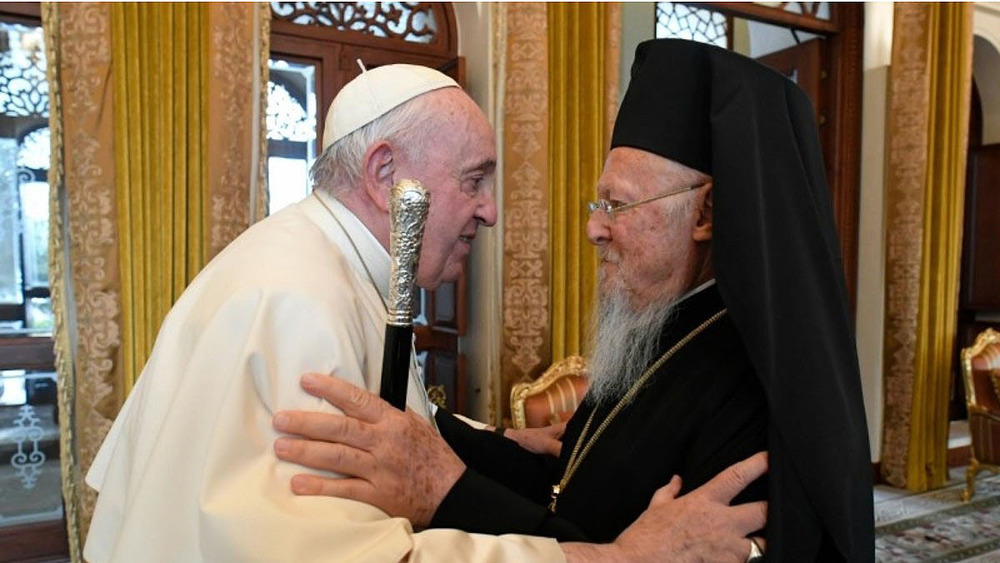Papst Franziskus und Patriarch Bartholomaios I / Vatican Media