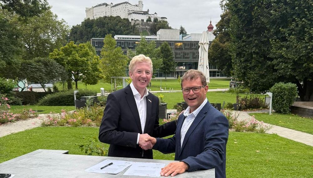 McDonald (Sportunion) und Eppensteiner (DSGÖ) vereinbaren Kooperations-Verlängerung / Wolfgang Zarl McDonald (Sportunion) und Eppensteiner (DSGÖ) vereinbaren Kooperations-Verlängerung