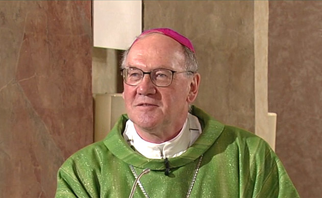 Bischof Alois Schwarz / ORF Bischof Alois Schwarz bei TV-Messe in Maria Taferl am 23. August 2020