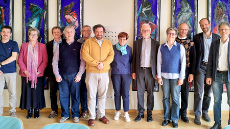 Delegation aus Südtirol mit Kärntner Bischof Marketz