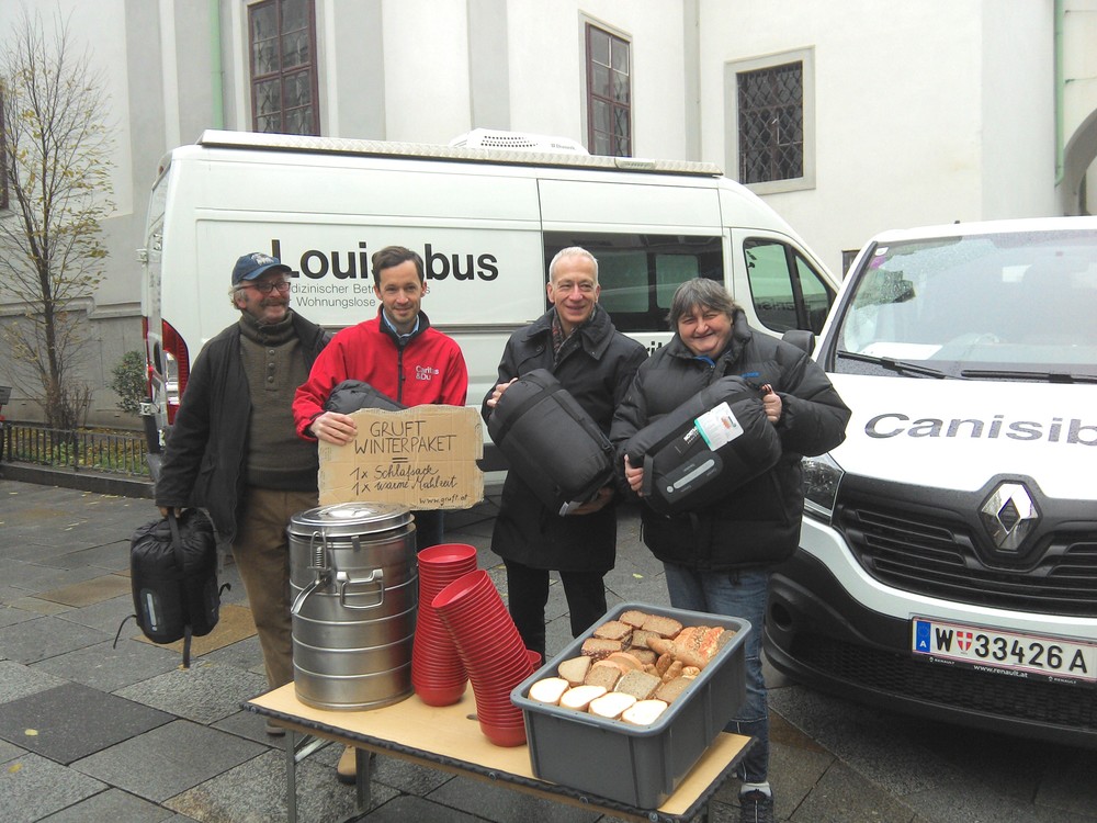 Caritas bittet um Spende für Obdachlosenhilfe