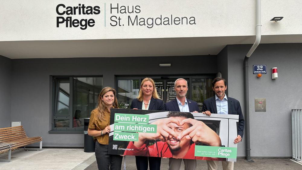 Caritas fordert bessere Rahmenbedingungen für den Pflegeberuf / Jutta Steiner/Kathpress Caritas präsentiert neue Studie für Wege aus der Pflegekrise