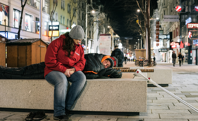 Wien: Caritas startet Kältetelefon und Winternothilfe