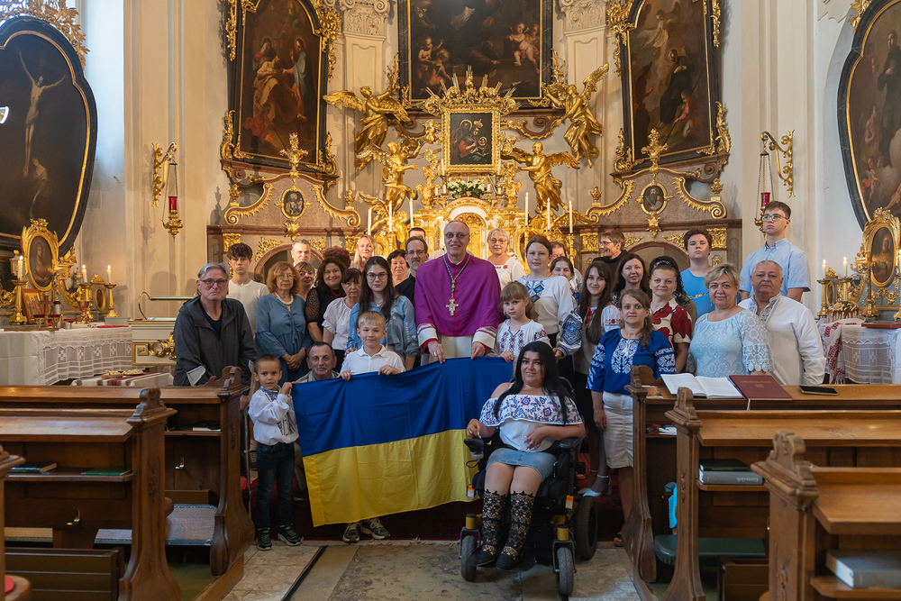 Ukrainische Gemeinde Eisenstadt Zisfkovics / Ruslan Ishchenko Eisenstadt: Zsifkovics besuchte ukrainisch-katholische Gemeinde