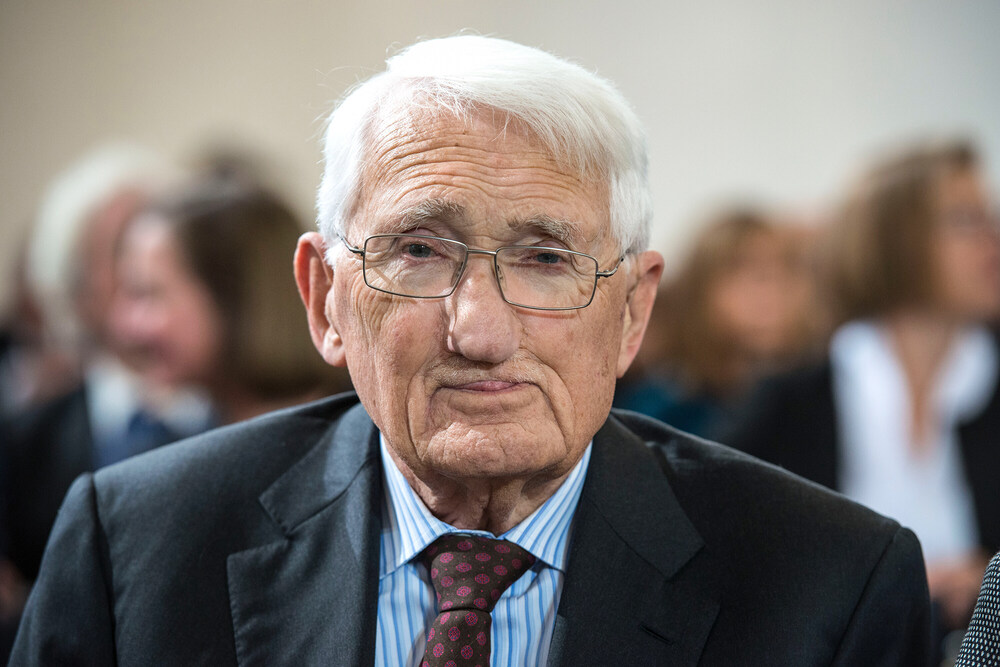 Jürgen Habermas / Copyright 2016, KNA GmbH, www.kna.de, All Rights Reserved, Heike Lyding Jürgen Habermas, Soziologe und Philosoph, am 23. Oktober 2016 in Frankfurt.