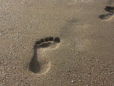 Spuren im Sand