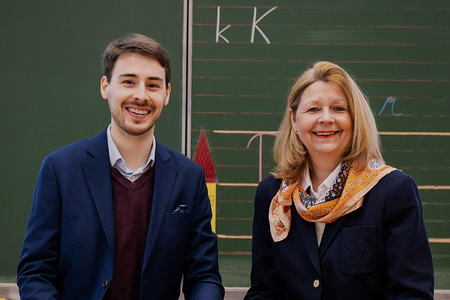 Constantin Haider und Eva Lindl