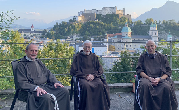 Mönche des Klosters auf dem Salzburger Kapuzinerberg / Rupertusblatt/Erzdiözese Salzburg
