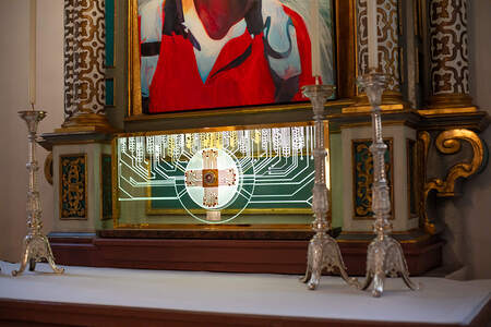 Festplatten-Reliquiar von Carlo Acutis in Wolfsberg (Ktn.)