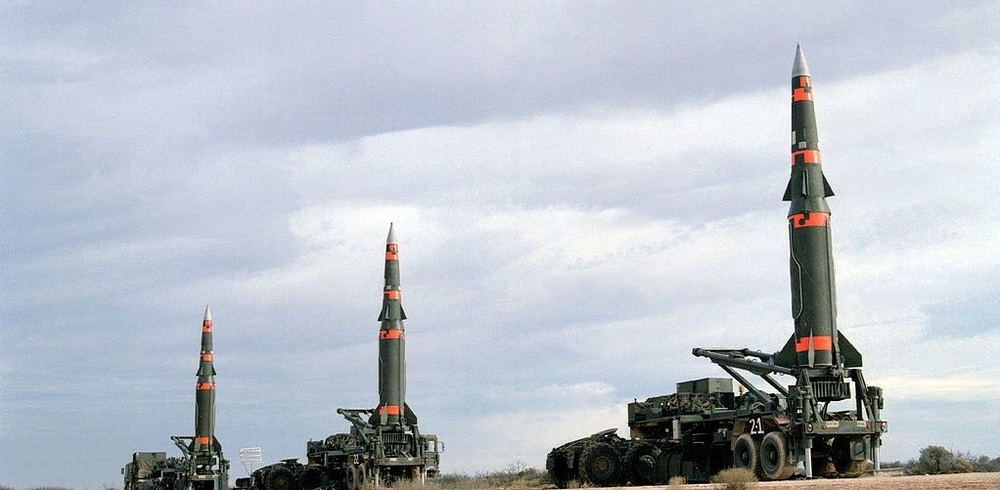 Startbereite Pershing-II-Raketen in Texas / American Forces Information Service / Department of Defense / Frank Trevino Startbereite Pershing-II-Raketen in Texas