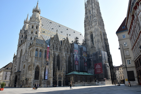 Wiener Stephansdom am 6. April 2020