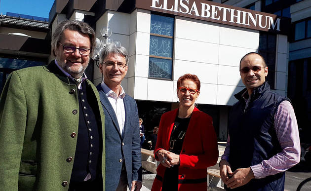 v.l. Rudolf Luftensteiner, Josef Prikoszovitz, Geschäftsführerin Maria Habersack, Werner Rauchenwald / VOSÖ