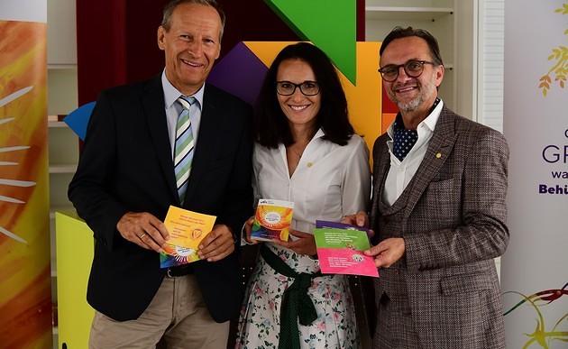Siegfried Barones, Alexandra Strohmeier-Wieser, Walter Prügger (v.l.) / Katholische Kirche Steiermark / Rainer Juriatti