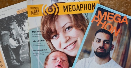 Steiermark: Caritas-Straßenzeitung 'Megaphon' feiert 30. Geburtstag
