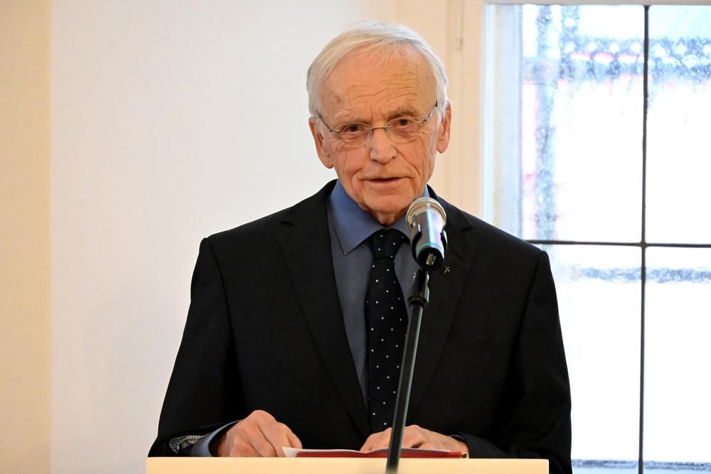 em.Prof. Paul M. Zulehner / Kathpress / Henning Klingen Aufgenommen am 11. November 2023 bei der Verleihung der Kardinal-Innitzer-Preise in Wien - Prof. Zulehner war einer der Preisträger