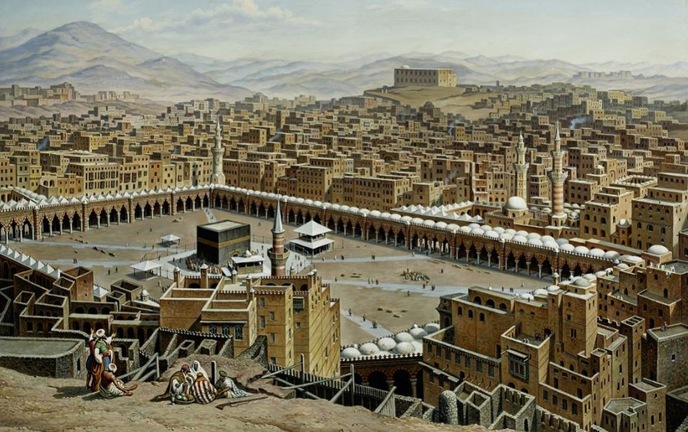 Mekka, Gemälde von Hubert Sattler / Salzburg Museum