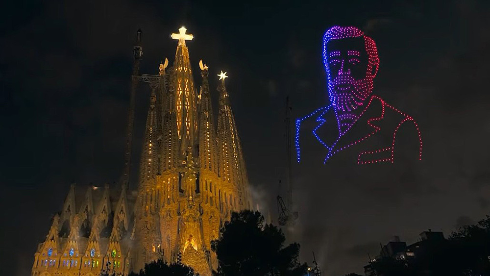 Segnung des Christusturms der Sagrada Familia / Vatican Media Segnung des Christusturms der Sagrada Familia