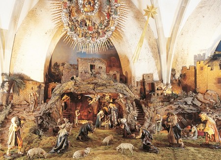 Weihnachtskrippe des Linzer Mariendomes